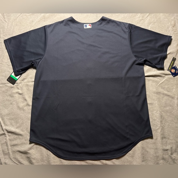 Cleveland Indians Navy Alternate Jersey by Nike - Picture 3 of 8